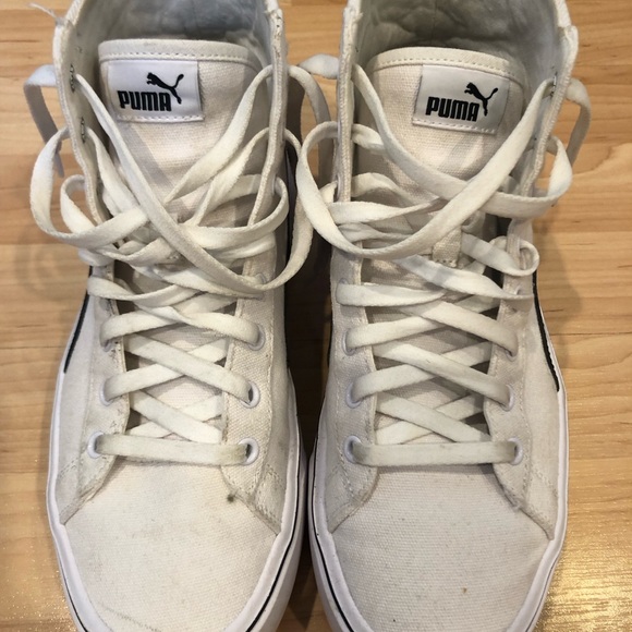 Puma Canvas High Top Sneakers - Picture 2 of 7